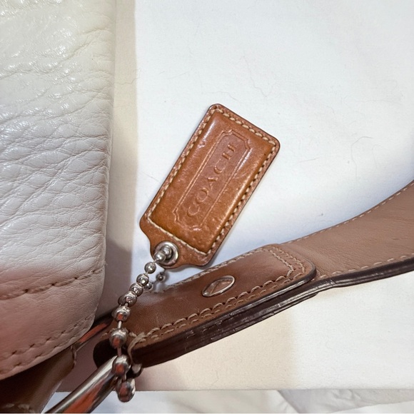 Coach White and Brown Shoulder Bag - Picture 5 of 12